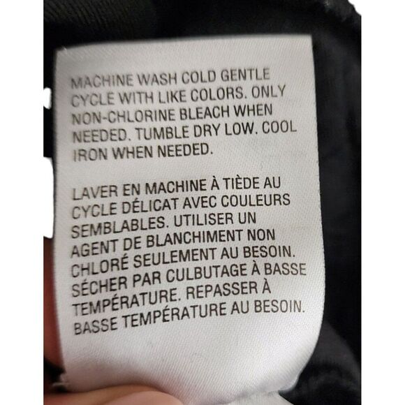 INC Short Kimono Robe Burnout Velvet Womens Size S Black Pockets - Picture 8 of 8